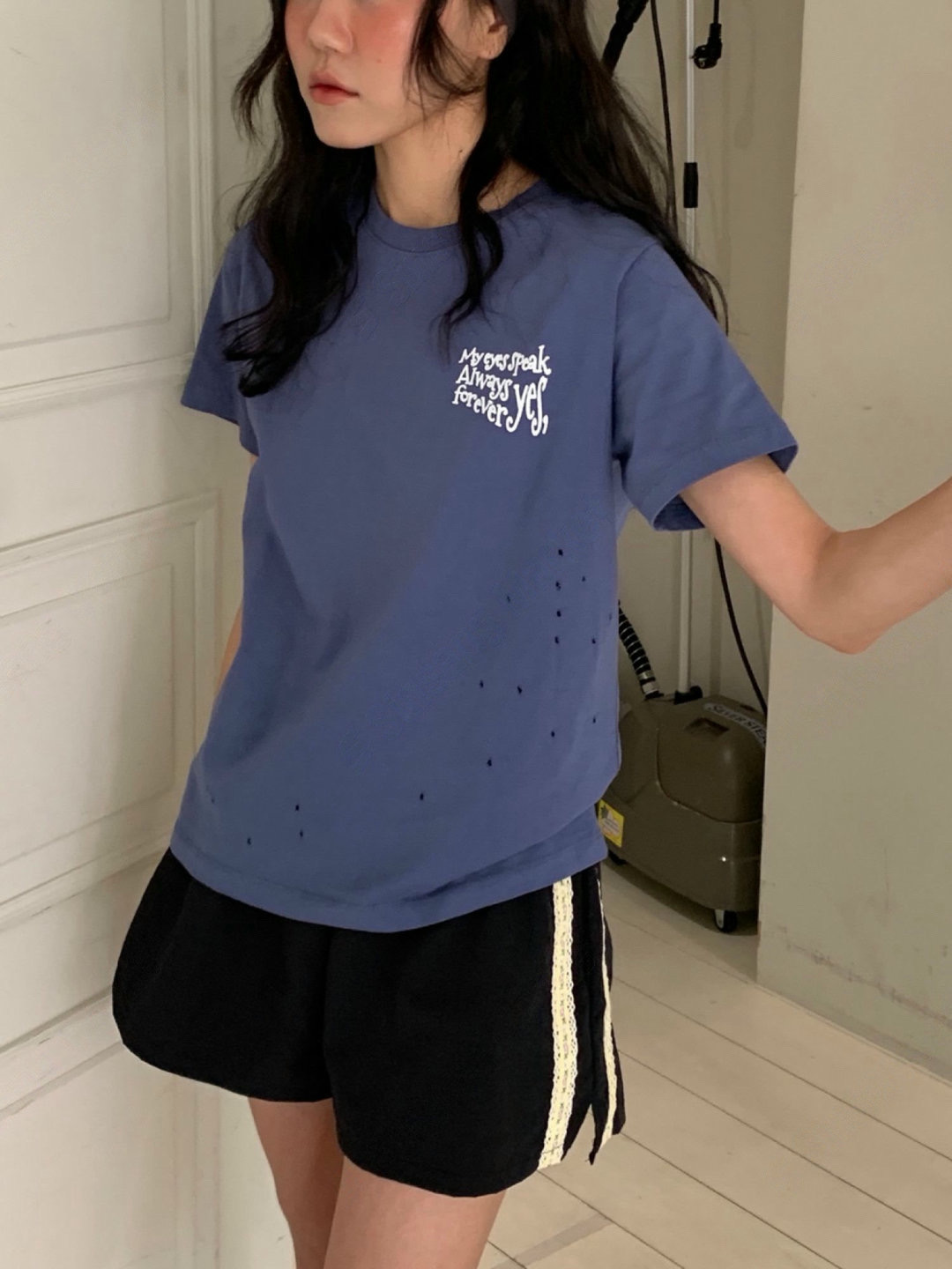 Stylish Minimalist Printed Short Sleeve T-Shirt